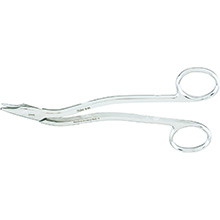 MILTEX HEATH Suture Scissors, 6-1/8" (15.4 cm), serrated blade. MFID: 9-96