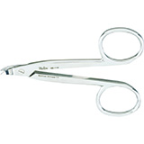 MILTEX Pedodontic Crown and Festooning Scissors, 3-3/8" (87mm), Curved. MFID: 9D-118