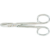 MILTEX Wire Cutting Scissors, 4-3/4" (120mm), Straight, Smooth Blades. MFID: 9D-121