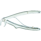 MILTEX Veterinary Extracting Forceps: Lower Molars, Universal, Mini, 4 1/4". MFID: DEFC