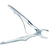 MILTEX Veterinary Extracting Forceps: Upper & Lower, Universal, Mini, 4 1/4". MFID: DEFF