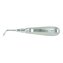 MILTEX Dental Root Elevator Beck CV 3.5mm Curved Left Tip. MFID: DELB5