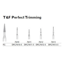 MILTEX Trimming & Finishing Bur, Perfect Trimming, 7612, Friction Grip, 19 mm long. MFID: DFG7612-5