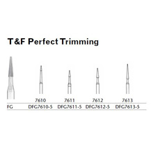 MILTEX Trimming & Finishing Bur, Perfect Trimming, 7613, Friction Grip, 19 mm long. MFID: DFG7613-5