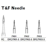 MILTEX Trimming & Finishing Bur, Needle, 7902, Friction Grip, 19 mm long. MFID: DFG7902-5