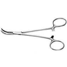 PADGETT Baby-Mixter Forceps, Curved, Length= 5-1/2" (140 mm). MFID: FLM-275