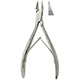 MeisterHand Nail Nipper, 5" (128mm), straight jaws, extra narrow, double spring, stainless. MFID: MH40-226A