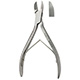 MeisterHand Nail Nipper, 6" (151mm), heavy straight jaws, double spring, stainless. MFID: MH40-227-SS