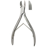 MeisterHand Nail Nipper, 6" (151mm), heavy straight jaws, double spring, stainless. MFID: MH40-227-SS