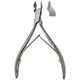 MeisterHand Tissue & Cuticle Nipper, 4-1/2" (114mm), convex jaws 8.3mm, stainless. MFID: MH40-250-SS
