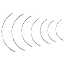 MILTEX Regular Surgeon's Needle, Size 1, 3/8 Circle Cutting Edge, 12/pack. MFID: MS140-1