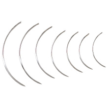 MILTEX Regular Surgeon's Needle, Size 14, 3/8 Circle Cutting Edge, 12/pack. MFID: MS140-14