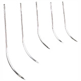 MILTEX Regular Surgeon's Needle, Size 7, Half Curved Cutting Edge, 12/pack. MFID: MS141-7