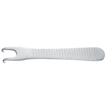 PADGETT Kilner Alae Retractor, 2 Sharp Prongs, Length= 3-1/8" (79 mm), Width= 1/2" (13 mm). MFID: PM-0552-1/2