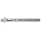 MILTEX Ruler 6" (150mm), graduated in mm and inches, With Pocket Clip. MFID: PM-0676