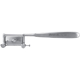 PADGETT Silver Miniature Skin Graft Knife, 7-1/2" (192.3mm), uses standard double-edge razor blades. MFID: PM-14701