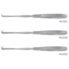 PADGETT Obwegeser Mandibular Periosteal Stripper, 8" (203mm), 7mm Tip, J-hook. MFID: PM-2232