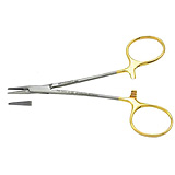PADGETT Par Needle Holder, Tungsten Carbide, Delicate, Serrated Jaws, Length= 4-3/4" (121 mm). MFID: PM-2404