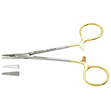 PADGETT Halsey Needle Holder, Tungsten Carbide, Serrated Jaws, Length= 5" (127 mm). MFID: PM-2410