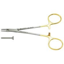 PADGETT Ryder Needle Holder, Tungsten Carbide, Neurosurgical, Smooth Jaws, Length= 5-1/4" (133 mm). MFID: PM-2416