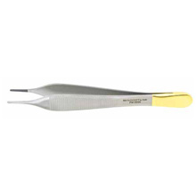 PADGETT Adson Dressing Forceps, 4-3/4" (123mm), Delicate, Tungsten Carbide, Cross-Serrated Tips. MFID: PM-2501