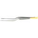 PADGETT Cushing Dressing Forceps, 7-3/4" (195mm), Tungsten Carbide, Bayonet, Serrated. MFID: PM-2525