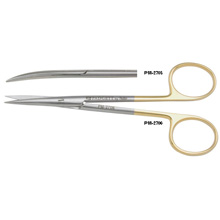 PADGETT Iris Scissors, Tungsten Carbide, 4-1/2" (113mm), Curved, Sharp/Sharp. MFID: PM-2705