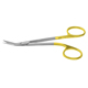 PADGETT Giunta Nasal Scissors, Saber-Back, Tungsten Carbide, Blades & Handles Angled, 1 Serrated Blade, Length= 5" (127 mm). MFID: PM-2943