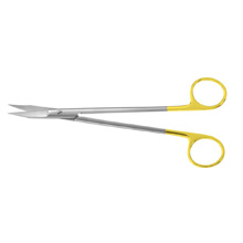 PADGETT Davis Scissors, Tungsten Carbide, Sharp, Curved, 1 Serrated Blade, Length= 7" (178 mm). MFID: PM-2946