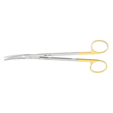 PADGETT Gorney Face Lift Scissors, Saber-Back, Tungsten Carbide, Curved, 1 Serrated Blade, Length= 7-1/4" (184 mm). MFID: PM-2992