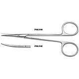 PADGETT Thomas Iris Scissors, Curved, Delicate, Semi-Sharp, Length= 4-1/2" (114 mm. MFID: PM-3102