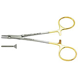 PADGETT Ryder Needle Holder, Tungsten Carbide, Neurosurgical, Smooth Jaws, Length= 5" (127 mm). MFID: PM-3710