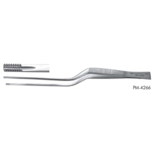 PADGETT Cushing-Brown Tissue Forceps, 8x8 Side Grasping Teeth, Bayonet Style, Length= 7-1/4" (184 mm). MFID: PM-4266