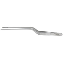 PADGETT Jansen Bayonet Dressing Forceps, Serrated, Length= 6-1/2" (165 mm). MFID: PM-4278