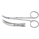 PADGETT Walker Iris Scissors, 4-1/2" (113mm), Curved to Side. MFID: PM-4635