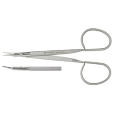 PADGETT Haynes Suture Removal Scissors, 4-3/8" (112mm), Curved, Sharp Tips, Ribbon Handles. MFID: PM-4648