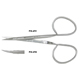 PADGETT Iris Scissors, Ribbon Type, Delicate, Straight, Sharp, Short Blades, Length= 3-3/4" (95 mm). MFID: PM-4701
