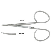 PADGETT Iris Scissors, Ribbon Type, Delicate, Straight, Sharp, Short Blades, Length= 3-3/4" (95 mm). MFID: PM-4701