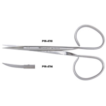 PADGETT Iris Scissors, Ribbon Type, Delicate, Straight, Sharp, Long Blades, Length= 4" (102 mm). MFID: PM-4703