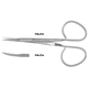 PADGETT Iris Scissors, Ribbon Type, Delicate, Curved, Sharp, Long Blades, Length= 4" (102 mm). MFID: PM-4704