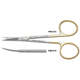 PADGETT Hood Iris Scissors, Tungsten Carbide, Curved, Square Shanks, Sharp, Length= 4-1/2" (114 mm). MFID: PM-4773