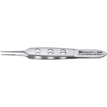 PADGETT Bishop-Harmon Iris Dressing Forceps, Serrated, Length= 3-1/4" (83 mm), Jaw= 0.6 mm. MFID: PM-4809