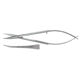 PADGETT Hood Micro Stitch Scissors, Curved, Sharp, Length= 4-1/2" (114 mm). MFID: PM-4956