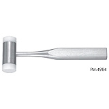 PADGETT Nasal Mallet, Head 4 oz. (113g) with 2 Replaceable Nylon Caps, Length= 7-3/8" (187 mm), Diameter= 1" (25 mm). MFID: PM-4984