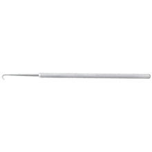 PADGETT Straight Skin Hook, Large, Sharp, Aluminum Handle, Length= 6" (152 mm), Hook= 5 mm. MFID: PM-500D