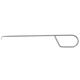 PADGETT Mammaplasty or Mastectomy Hook, Extra Large, Sharp, Length= 7-1/2" (191 mm), Hook= 10 mm. MFID: PM-503