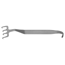 PADGETT Freeman Face Lift Retractor, Adamson Model, 4 Sharp Offset Prongs, Length= 7" (178 mm), Width= 37 mm. MFID: PM-520