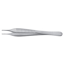 PADGETT Adson Light Touch Tissue Forceps (Narrow Handles), Delicate, 1x2 Teeth & Smooth Tying Platform, Length= 4-3/4" (121 mm). MFID: PM-6129