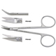 PADGETT Converse Scissors, Angled, Semi-Sharp Tips, Flattened Thin Blades, Length= 4-1/8" (105 mm). MFID: PM-6450