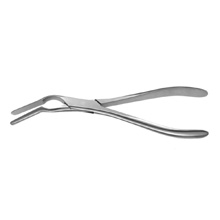 PADGETT Asch Septum Straightening Forceps, Angled Blades, Length= 9" (229 mm), Jaw= 44 mm x 7 mm. MFID: PM-8210